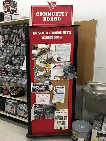 stores with community bulletin boards